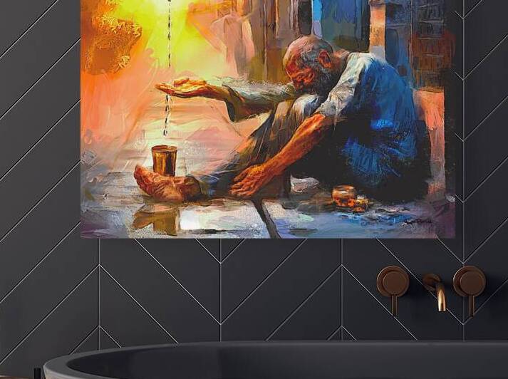 A Tear  Drop from Heaven by Wayne Pascall Art