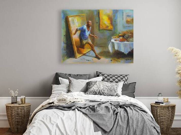 Dream of The Beggar by Wayne Pascall Art