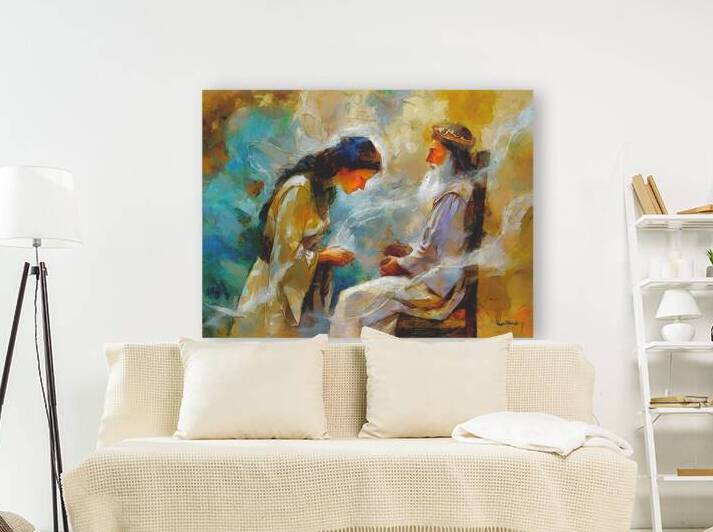 Esther and The King by Wayne Pascall Art