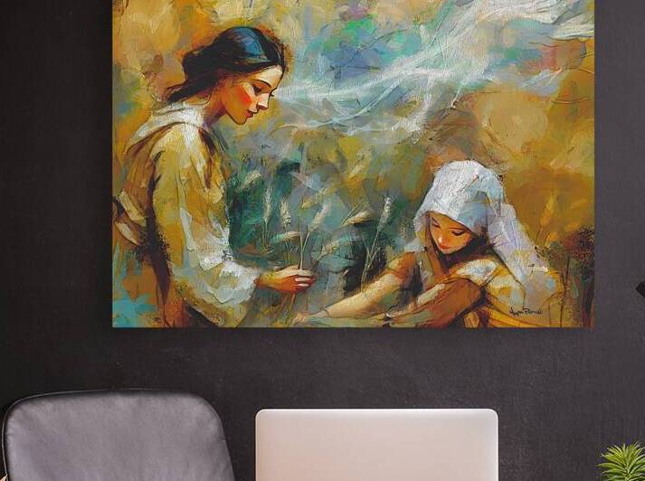 Naomi and Ruth by Wayne Pascall Art