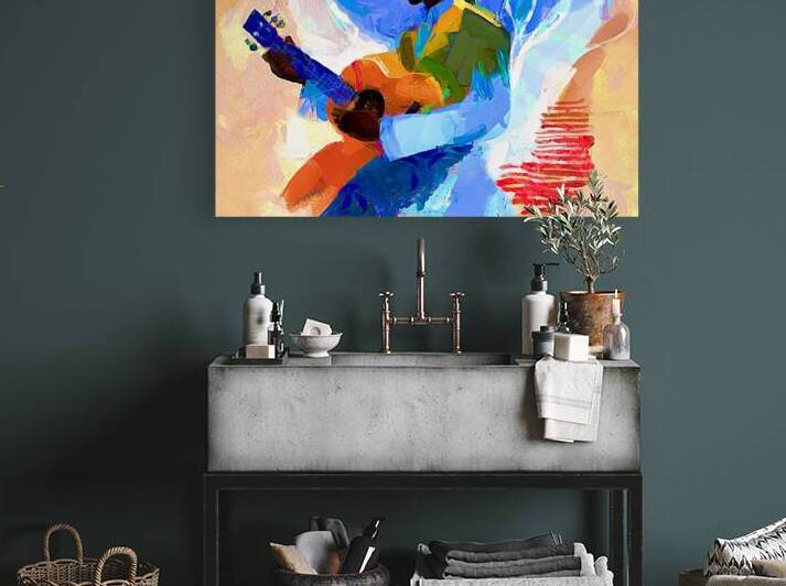 Strings and Chords by Wayne Pascall Art