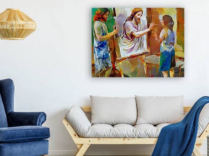 Gods Masterpiece in Jesus by Wayne Pascall Art