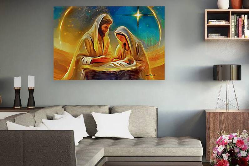 Emannuel: God with Us  by Wayne Pascall Art