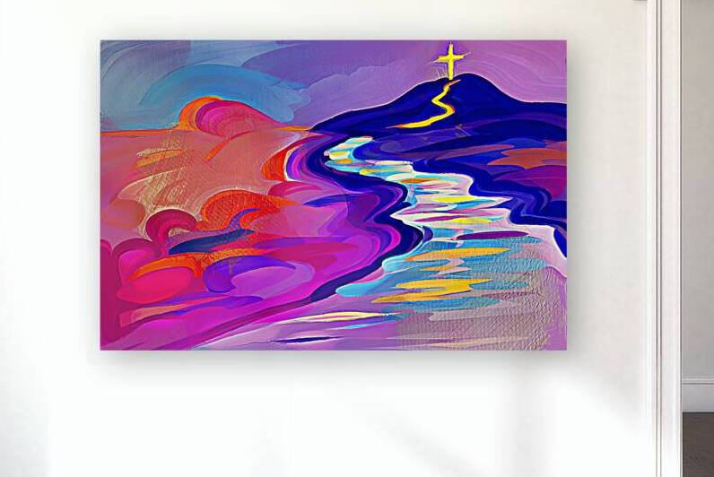 ROAD TO THE CROSS by Wayne Pascall Art