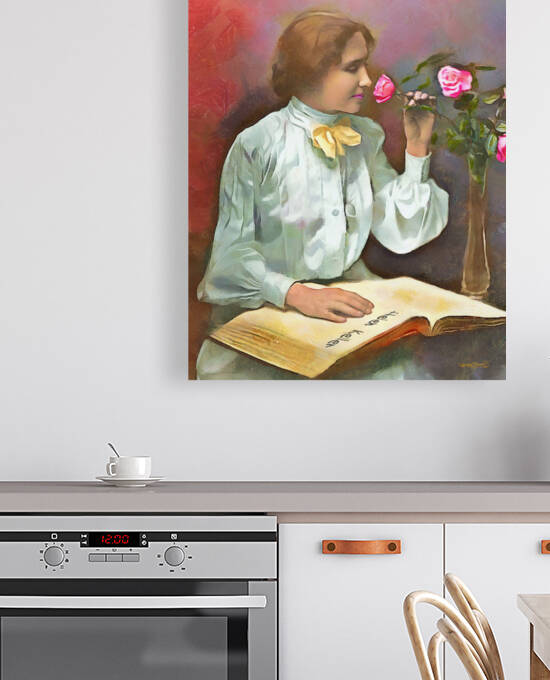 Helen Keller by Wayne Pascall Art
