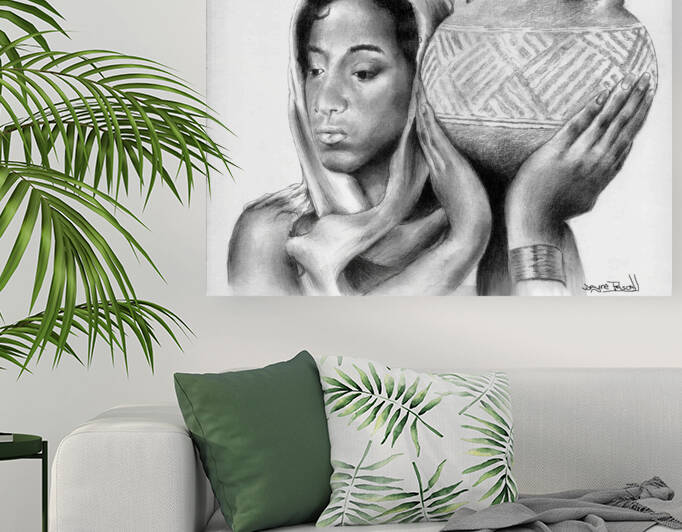 Woman at The Well by Wayne Pascall Art