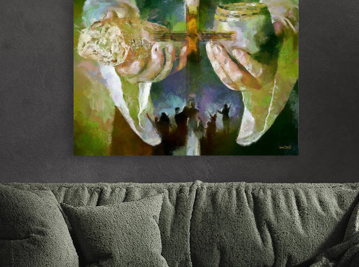 The Cross and the Feast by Wayne Pascall Art