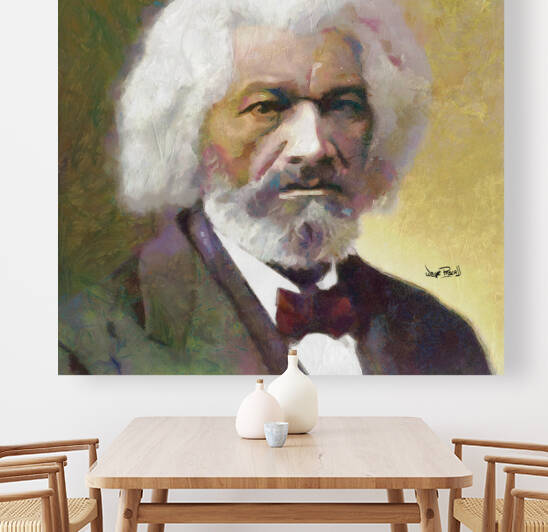 Frederick Douglasss by Wayne Pascall Art