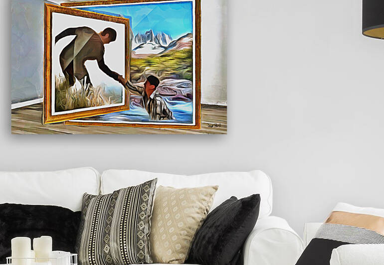 One to Another by Wayne Pascall Art