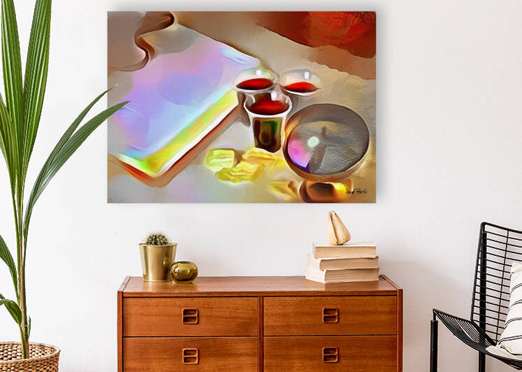 Lords Supper by Wayne Pascall Art