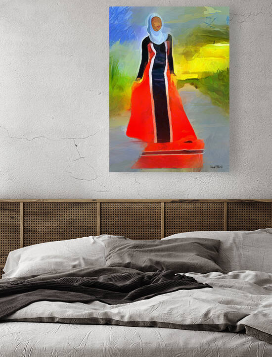 CARIBBEAN SCENES - LADY TRINIDAD by Wayne Pascall Art