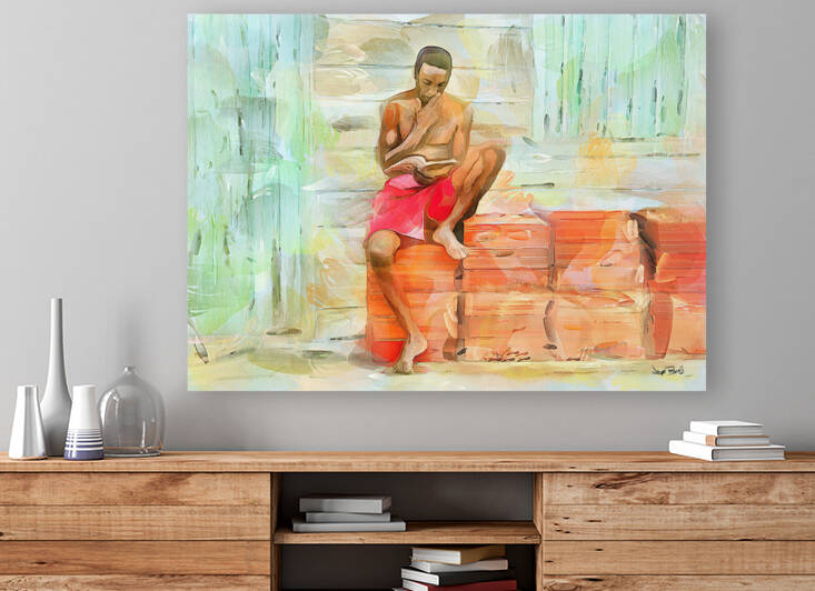 CARIBBEAN SCENES - DIAMOND IN THE ROUGH by Wayne Pascall Art