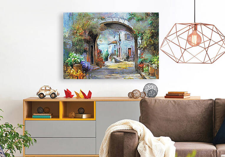 Tuscany Corner by Wayne Pascall Art