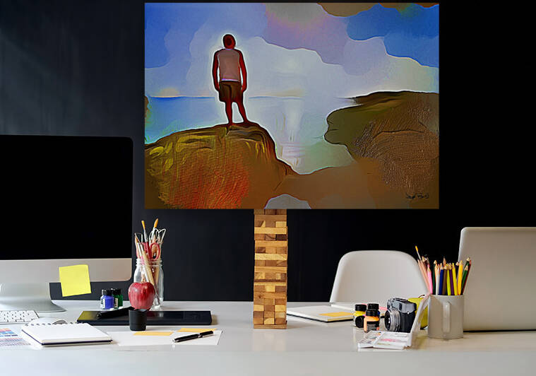 Beyond The Horizon by Wayne Pascall Art