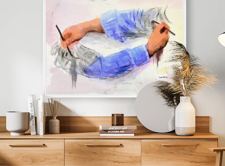 One to Another by Wayne Pascall Art