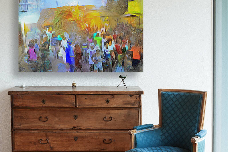 Street Festival by Wayne Pascall Art