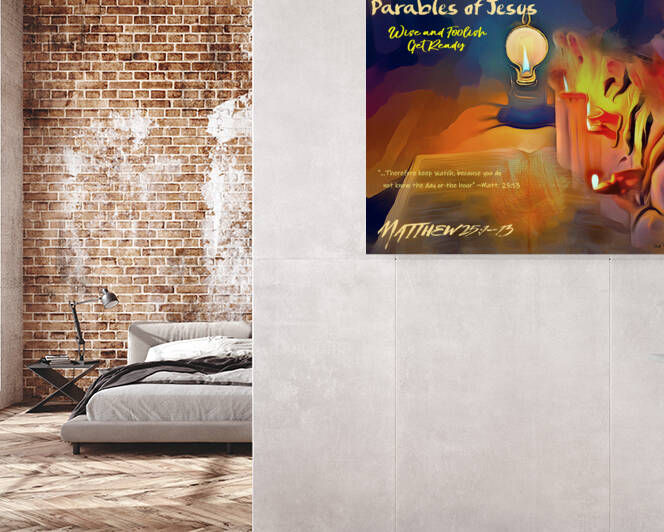 Parables of Jesus - Wise and Foolish Virgins by Wayne Pascall Art