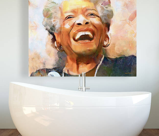Maya Angelou by Wayne Pascall Art