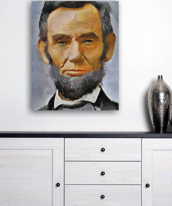 Abraham Lincoln by Wayne Pascall Art