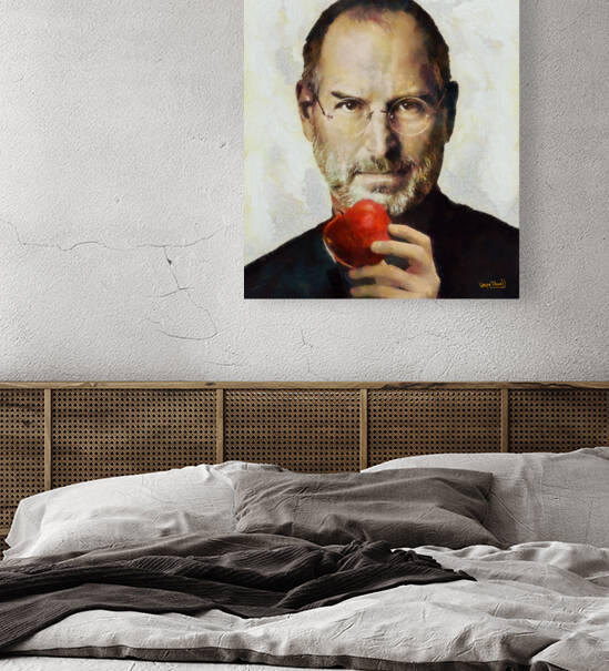 Steve Jobs by Wayne Pascall Art