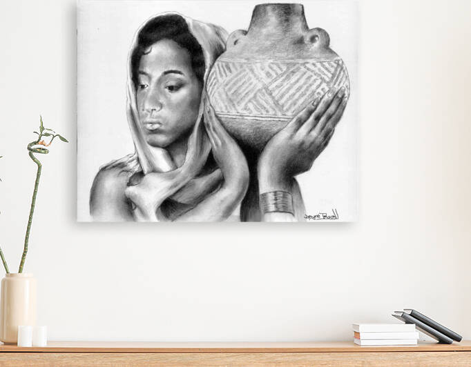 Woman at The Well  by Wayne Pascall Art