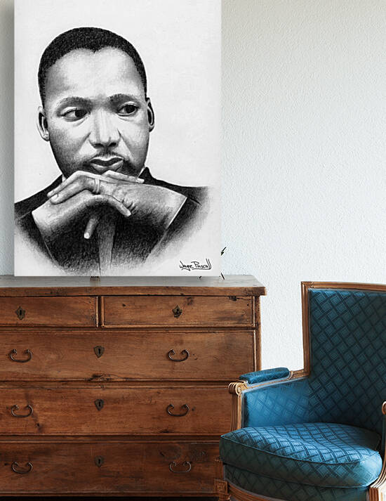 MLK by Wayne Pascall Art