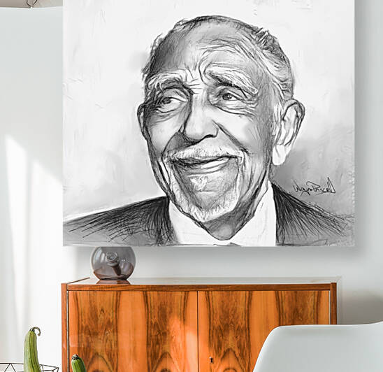 Joseph Lowery by Wayne Pascall Art