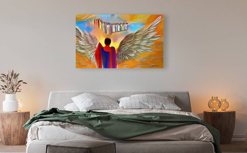 DREAMS OF HEAVEN - The Archangel by Wayne Pascall Art