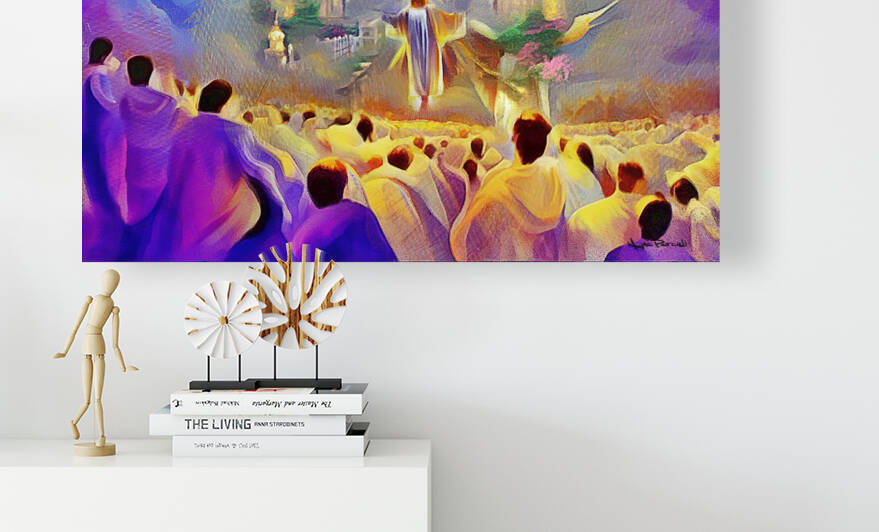 WELCOME TO HEAVEN - Homecoming with Jesus by Wayne Pascall Art