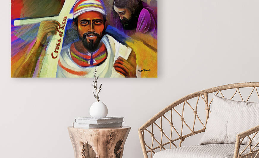 Simon of Cyrene by Wayne Pascall Art