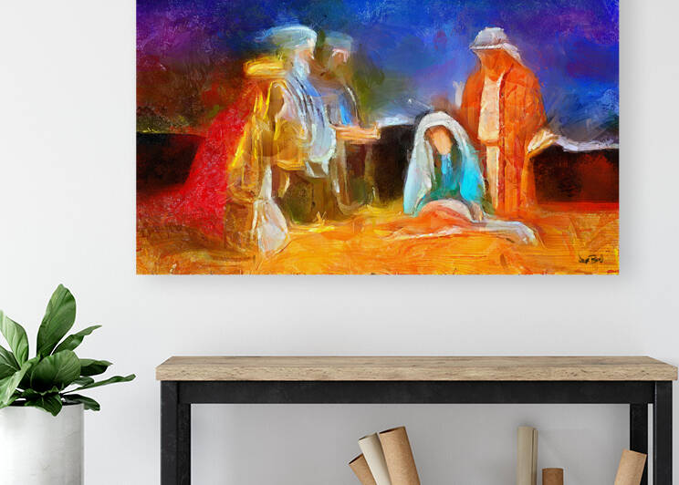 A Child is Born by Wayne Pascall Art