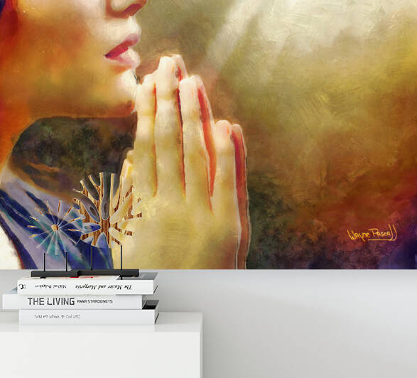 Voice In The Night - Mary by Wayne Pascall Art