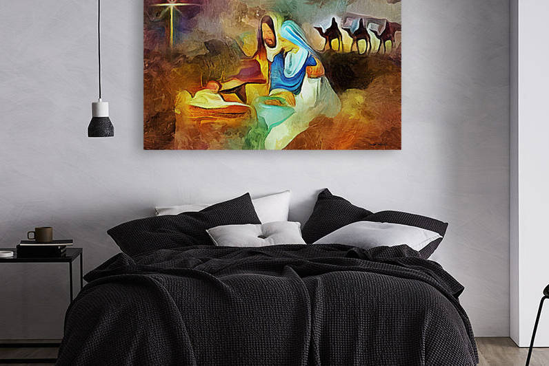 THE NATIVITY  by Wayne Pascall Art