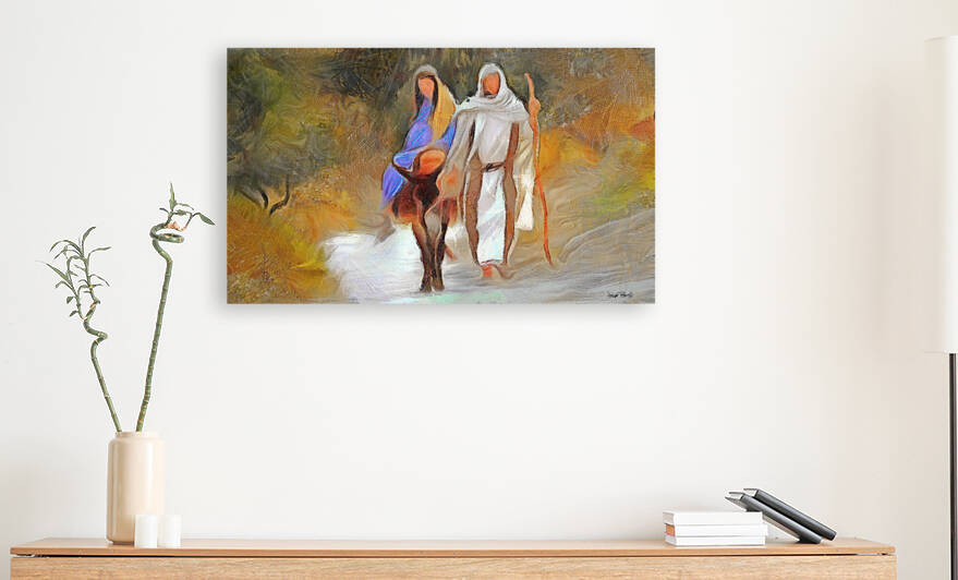 Journey to Bethlehem by Wayne Pascall Art