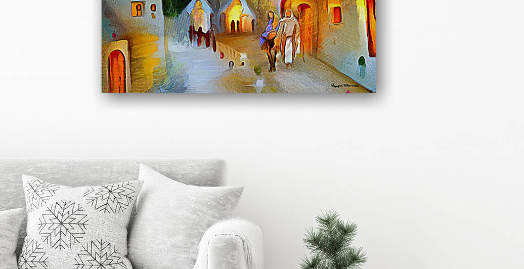 NO ROOM IN THE INN by Wayne Pascall Art