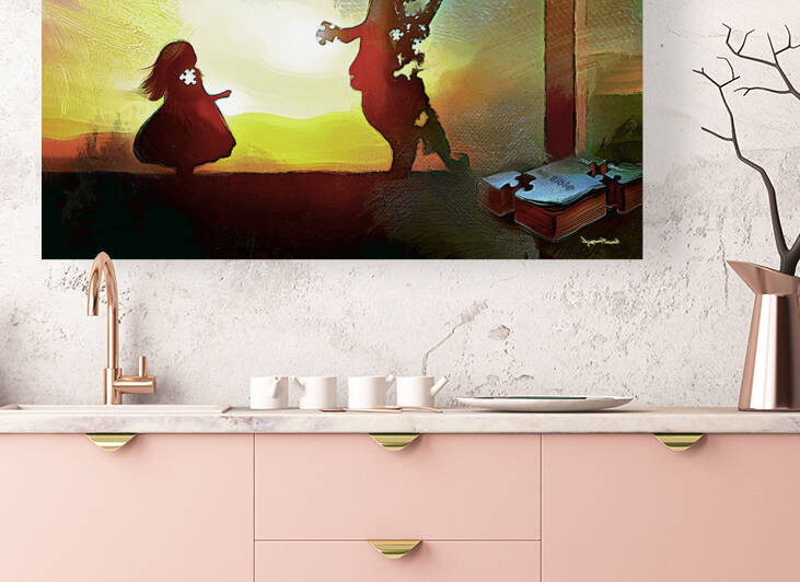 THE MISSING PIECE - In Our Children by Wayne Pascall Art