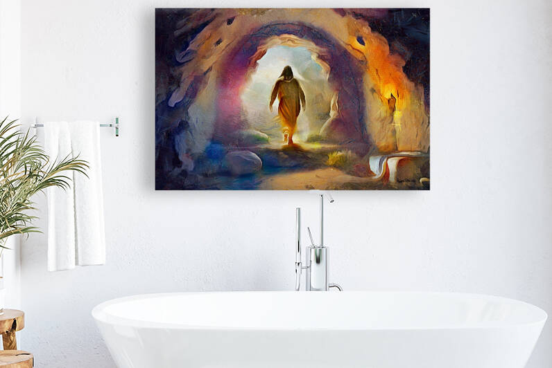 The Resurrection and The Life by Wayne Pascall Art