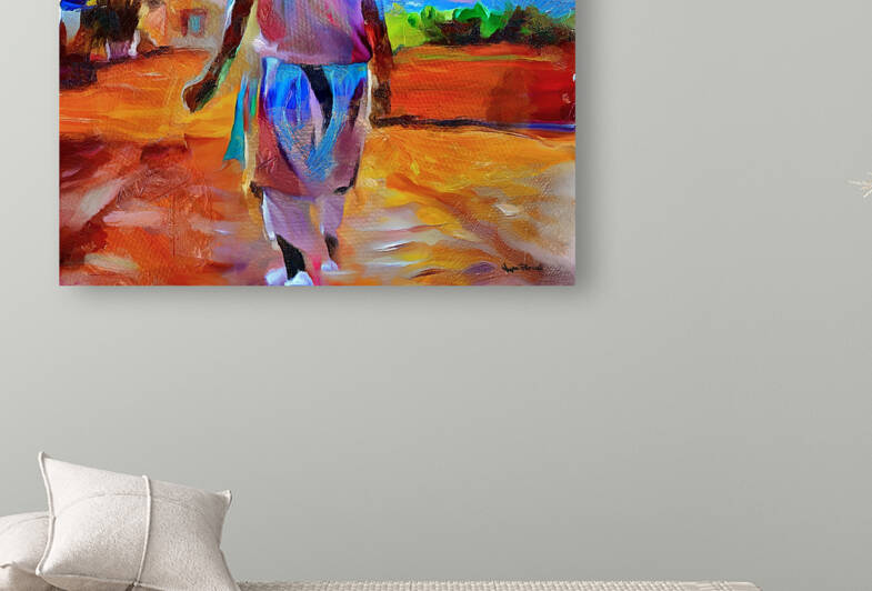 A WALK IN DA HOOD by Wayne Pascall Art