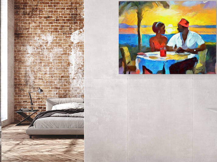 The Dinner Date by Wayne Pascall Art