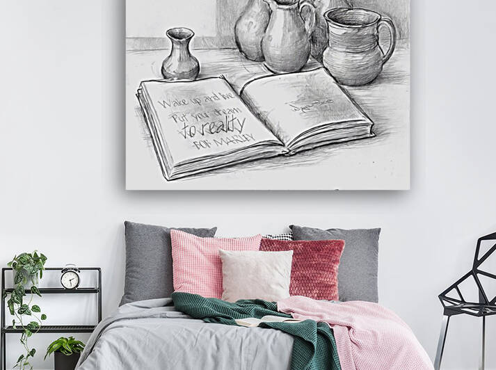 WAKE UP AND LIVE by Wayne Pascall Art