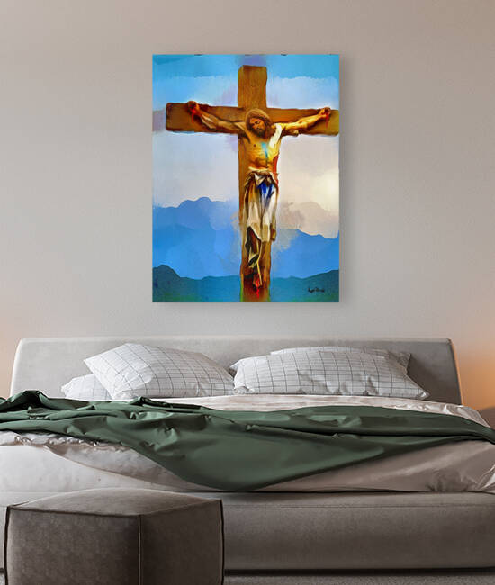 THE PRAYERFUL MOMENTS OF JESUS CHRIST - Why Hast Thou Forsaken Me  by Wayne Pascall Art