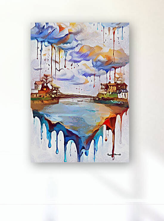 Drip and Flow 2 U by Wayne Pascall Art