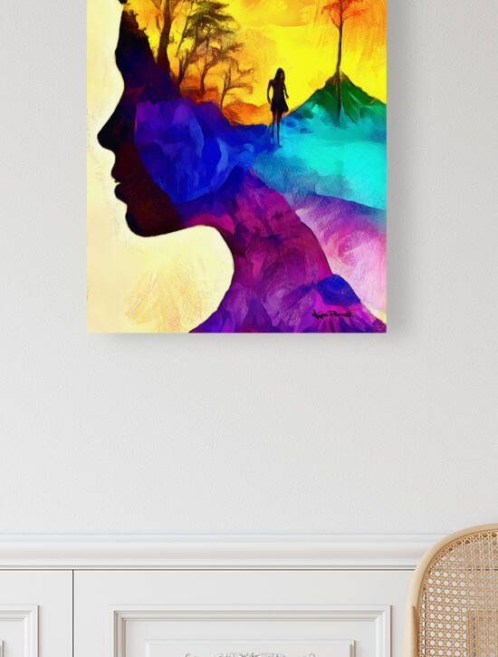 DOUBLE VISION - The Little Girl Inside by Wayne Pascall Art