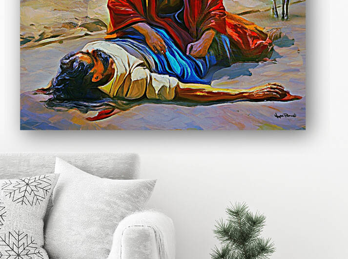 PARABLES OF JESUS - The Good Samaritan by Wayne Pascall Art