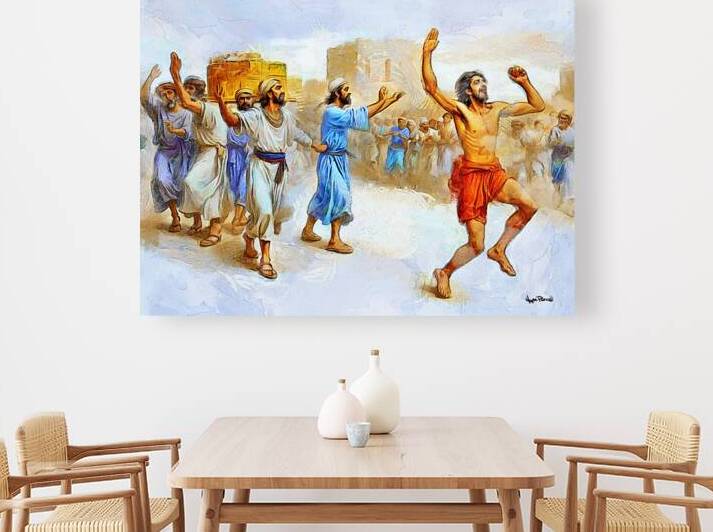 THE DANCE OF DAVID by Wayne Pascall Art