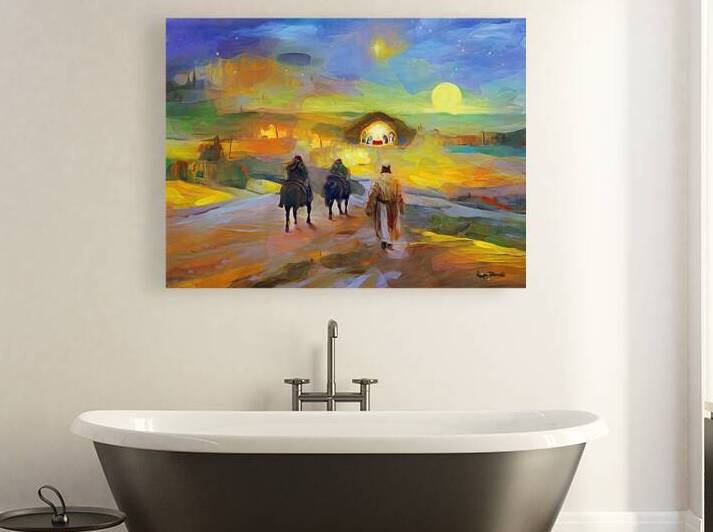 THE SHEPHERDS CALL  by Wayne Pascall Art