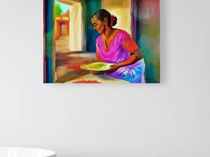 DIS AND DAT IN DE CARIBBEAN - Nani in De Kitchen by Wayne Pascall Art