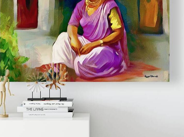 DIS AND DAT IN DE CARIBBEAN - Asha Quiet Time  by Wayne Pascall Art