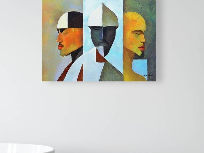 Different Races Different Faces 01 by Wayne Pascall Art