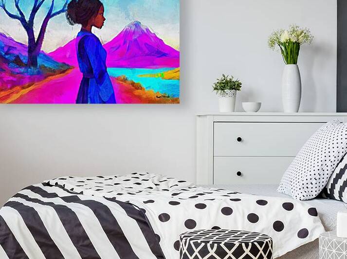 Colors in Her Dream by Wayne Pascall Art